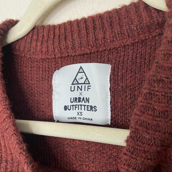 UNIF X Urban Outfitters Waffle Mix Layered Sweater - Picture 5 of 7